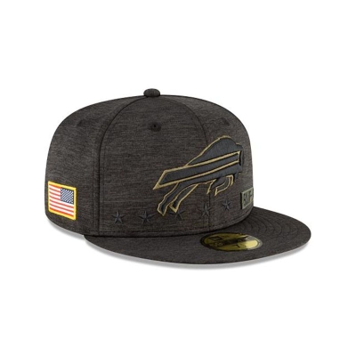 Buffalo Bills Gorra | New Era NFL Salute To Service 59fifty Fitted Cap Mexico - Negros